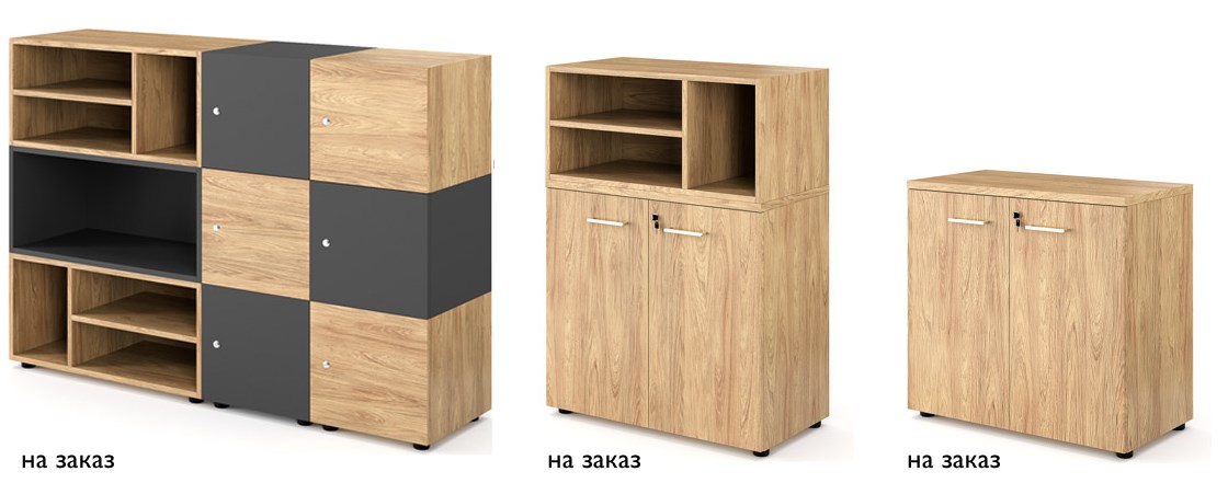 Среднеразмерные шкафы мебели Flex